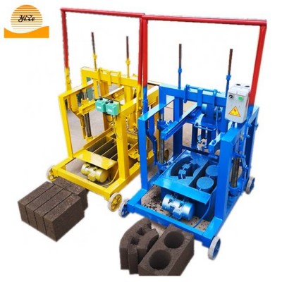 Simple Small Manual Cement Brick Block Making Machine Hollow Bricks Machines