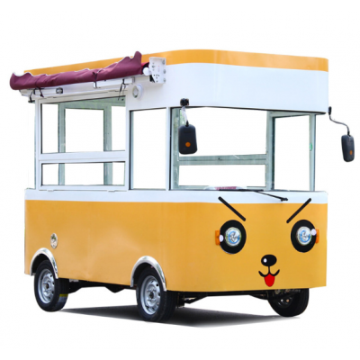 Outdoor Street Donut Fast Food Mobile Food Trailer Truck for With Cooking Equipment Food Trucks Hot Dog and Kitchen for Sale